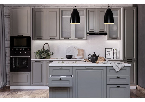 !!! КРАШЕННЫЕ ФАСАДЫ Модульная кухня Ницца Royal (Magnum)