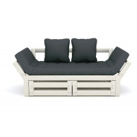 Каркас Диван-кушетки "Скандинавия"2000*700 Дуб беленый