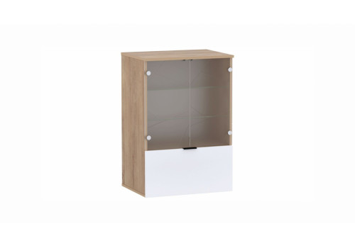 SPLIT KD 2  600*900*448 Фасад ЛДСП глянец Белый / Дуб Ирландский