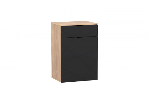 SPLIT KD 3 600*900*448 Фасад МДФ софт Антрацит/Дуб Ирландский