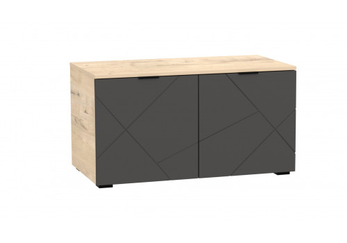 SPLIT Т5  900*450*448 Фасад МДФ софт Антрацит / Дуб Ирландский