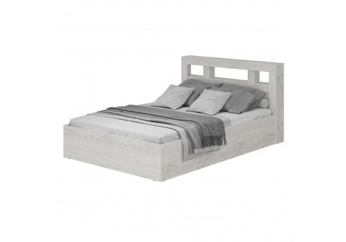 Кровать Прима КР-06 1,2 м бетон пайн светлый