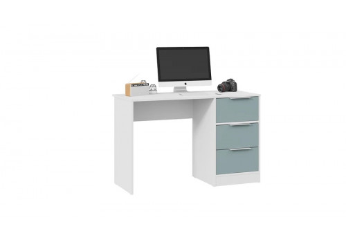 Стол письменный «Марли» Тип 1 - 403.003.000 Белый, Серо-голубой