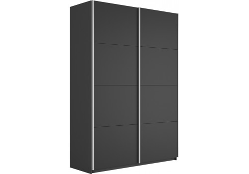 Шкаф-купе Прайм 2-х дверный (ЛДСП) Серый диамант