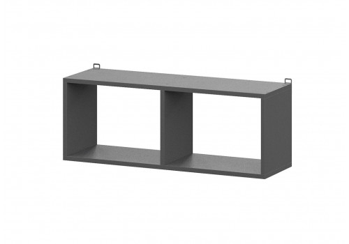 Полка книжная «Денвер» Графит